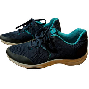 Vionic Sneakers Womens 10 Action 335 Emerald 9030 Lace Up Blue Green Comfort